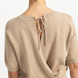 Short sleeve sweater