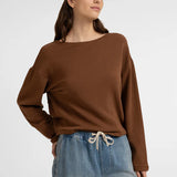 Sweatshirt with knotted back detail