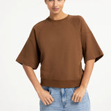 Sweater met korte raglanmouwen