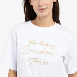 01-719081-602 T-shirt met flockprint