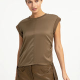 Top met koorddetails