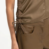 Top met koorddetails