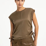 Top met koorddetails