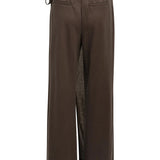 Wide-leg jersey trousers