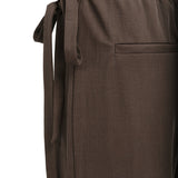Wide-leg jersey trousers