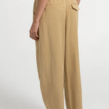 Barrel-leg trousers