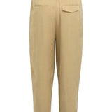 Barrel-leg trousers