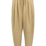 Barrel-leg trousers