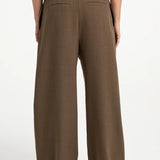 Geweven barrel-leg broek