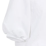 T-shirt with balloon sleeves