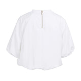 T-shirt with balloon sleeves