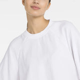 T-shirt with balloon sleeves