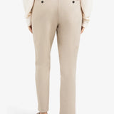 Broek met taillebanddetail